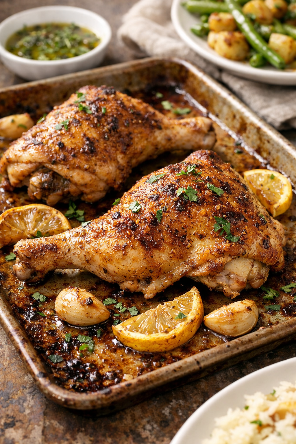 Baked Chicken Hindquarters Recipes